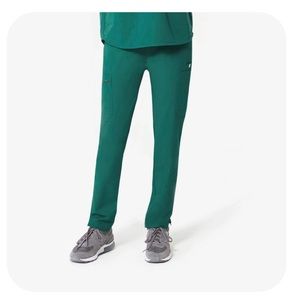 FIGS Hunter Green Yola Skinny scrub pants